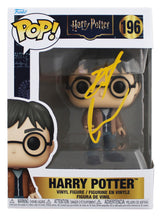 Daniel Radcliffe Harry Potter Signed #196 Funko Pop Figure w/ Yellow Sig BAS