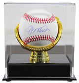 49ers Joe Montana Authentic Signed Oml Baseball Autographed w/ Case Fanatics