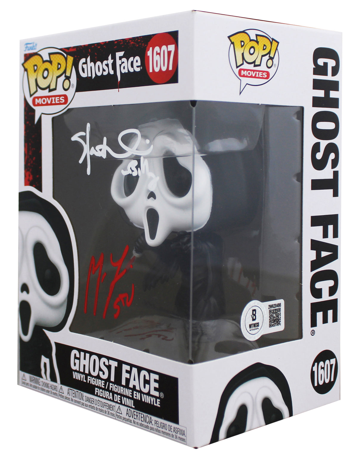Matthew Lillard & Skeet Ulrich Scream Signed #1607 Funko Pop Figure BAS Witness