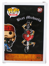 Bret Michaels Poison Authentic Signed Bret Michaels #207 Funko Pop Figure JSA
