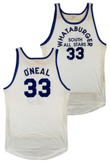 Shaquille O'Neal Game Worn White 1989 High School ASG Gator Athletics Jersey SIA