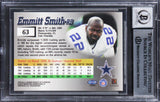 Cowboys Emmitt Smith Signed 1999 Fleer Mystique #63 Card Auto 10! BAS Slabbed