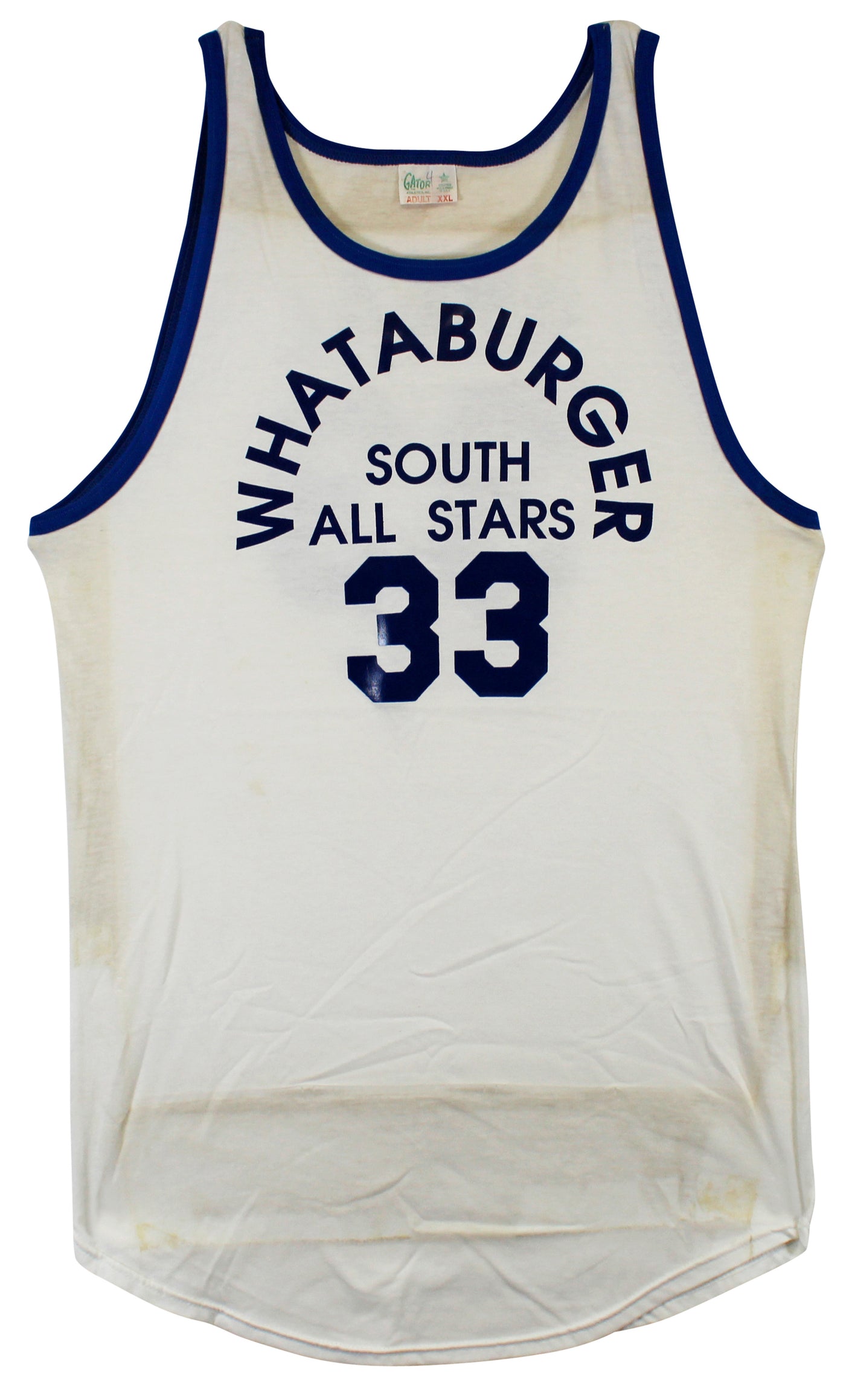 Shaquille O'Neal Game Worn White 1989 High School ASG Gator Athletics Jersey SIA