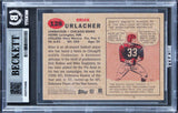 Bears Brian Urlacher Signed 2002 Topps Heritage #128 Card Auto 10! BAS Slabbed