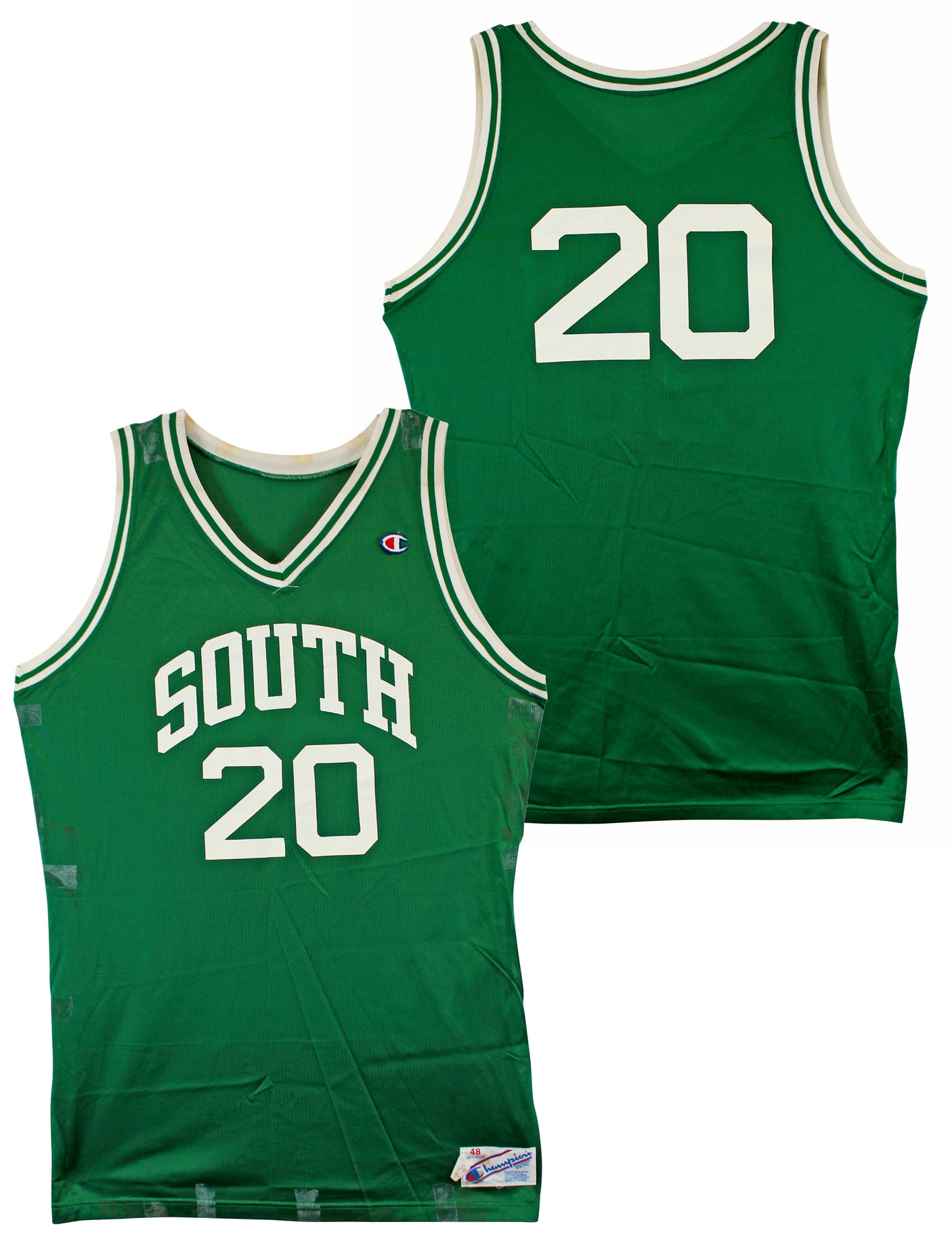 Shaquille O'Neal Game Worn Green 1990 Olympic Festival Jersey SIA Photomatched