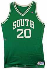 Shaquille O'Neal Game Worn Green 1990 Olympic Festival Jersey SIA Photomatched