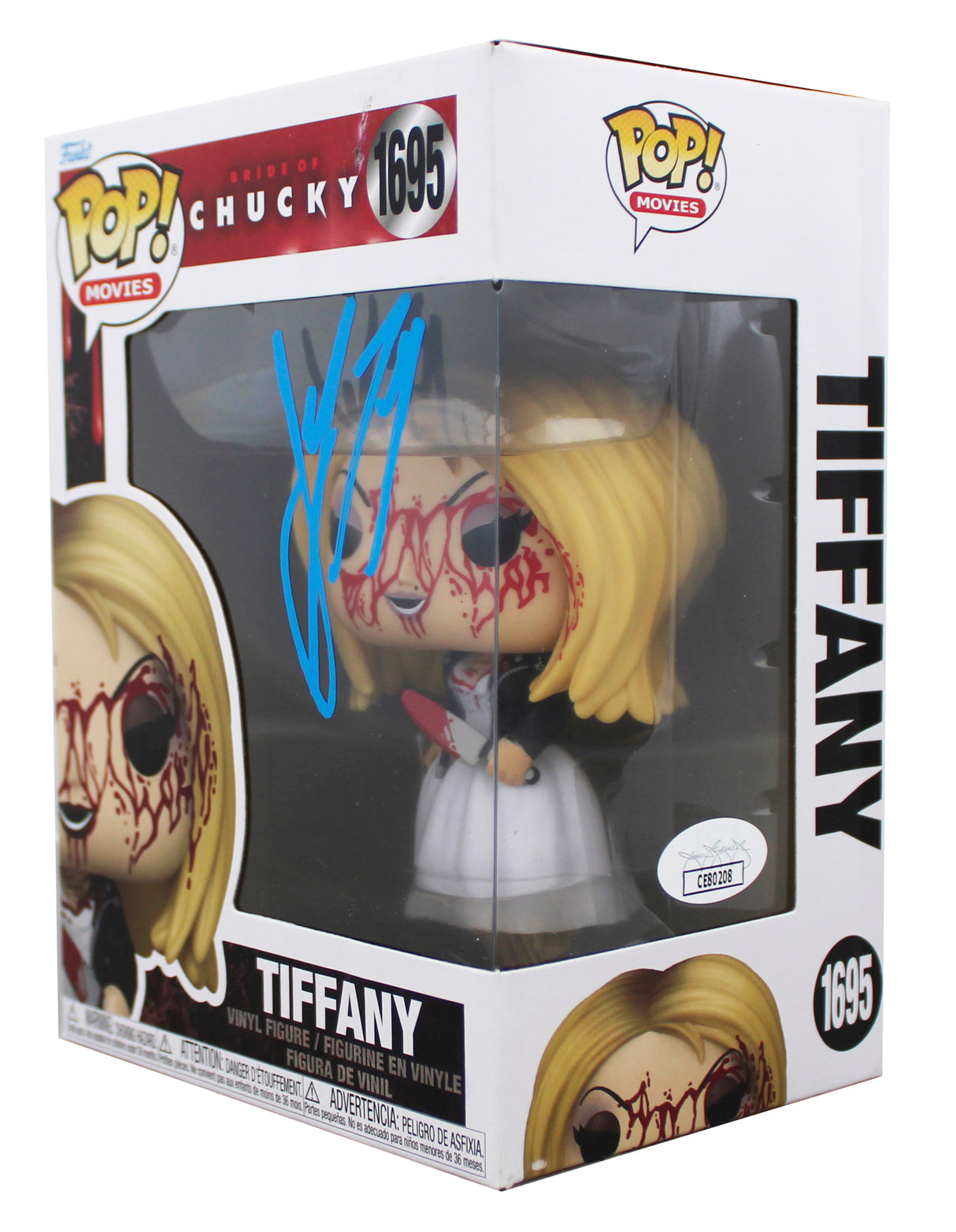 Jennifer Tilly Bride of Chucky Signed #1695 Funko Pop Vinyl Figure JSA #CE80208