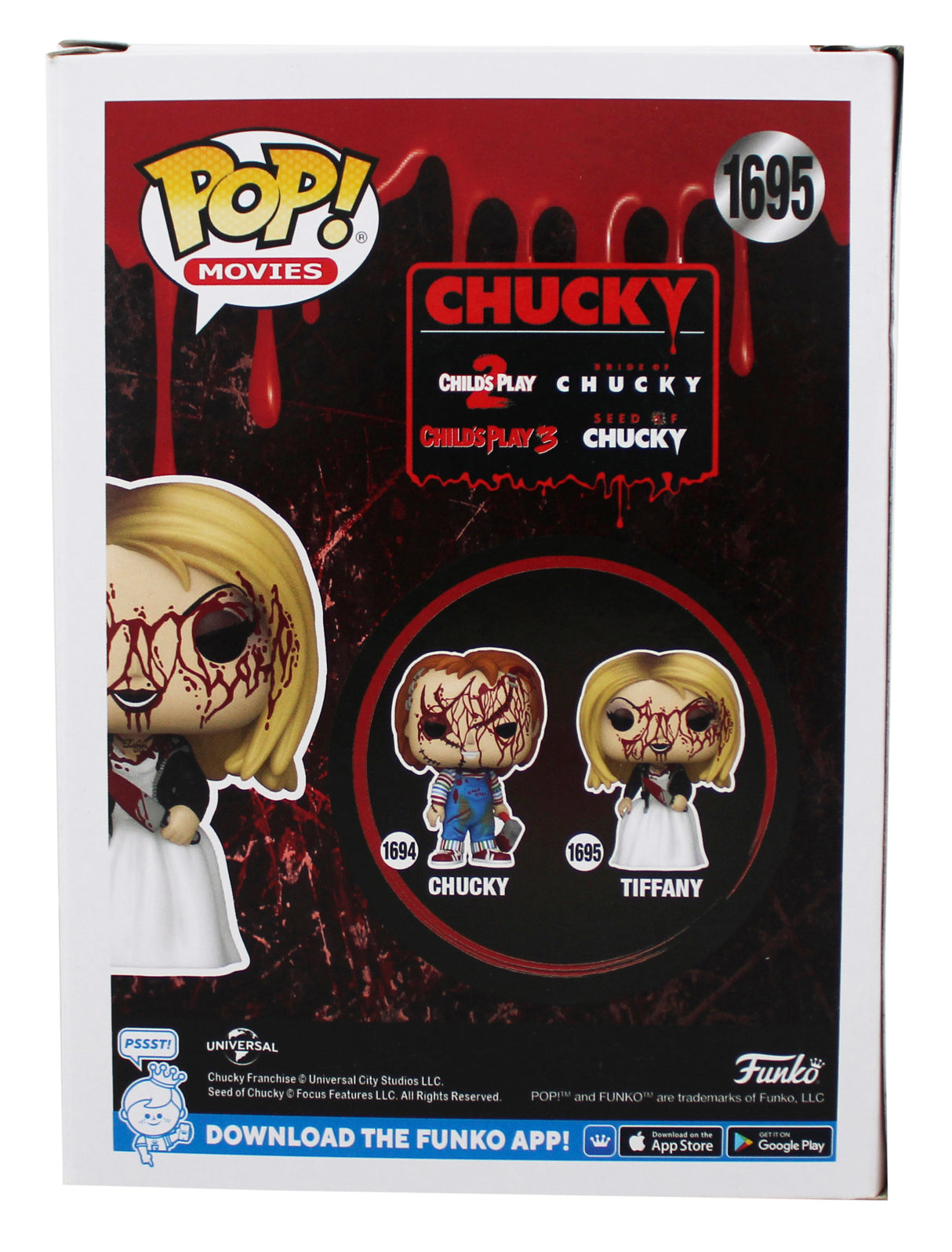 Jennifer Tilly Bride of Chucky Signed #1695 Funko Pop Vinyl Figure JSA #CE80208