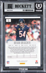 Bears Brian Urlacher Signed 2024 Panini Prizm Deca #56 Card Auto 10! BAS Slabbed