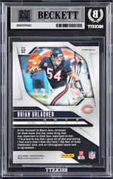 Bears Brian Urlacher Signed 2024 Panini Prizm Pink #52 Card Auto 10! BAS Slabbed