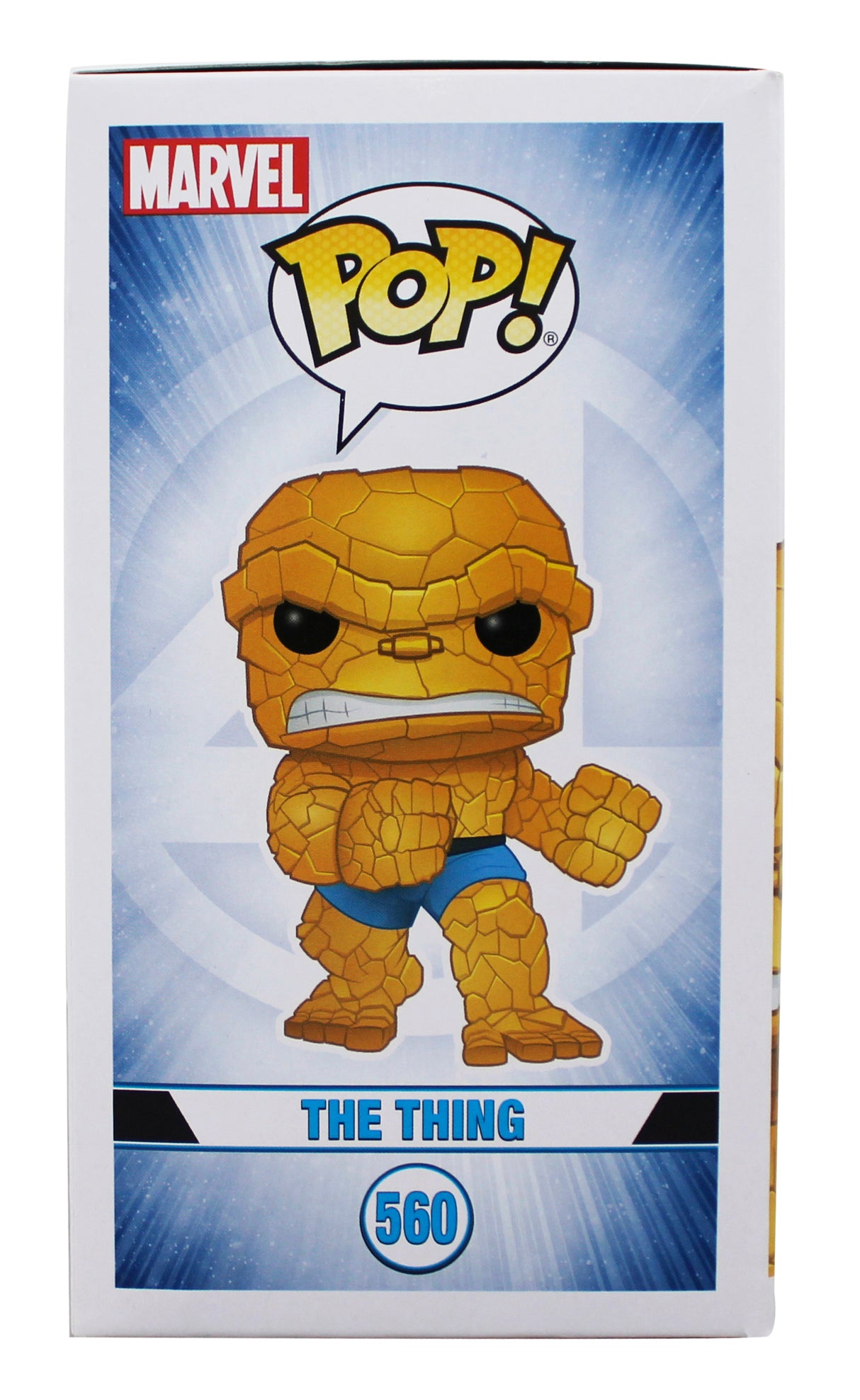 Ebon Moss-Bachrach Fantastic Four Signed #560 Funko Pop Figure BAS #BQ56295
