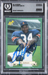 Royals Bo Jackson Signed 1987 Classic Game #15 Rookie Card Auto 10! BAS Slabbed