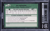 Royals Bo Jackson Signed 1987 Classic Game #15 Rookie Card Auto 10! BAS Slabbed
