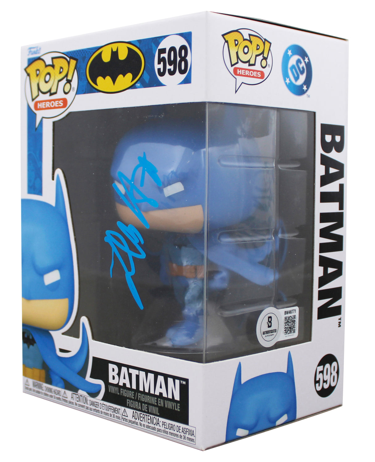 Will Arnett Lego Batman Movie Signed Batman #598 Funko Pop Figure BAS #BW46771
