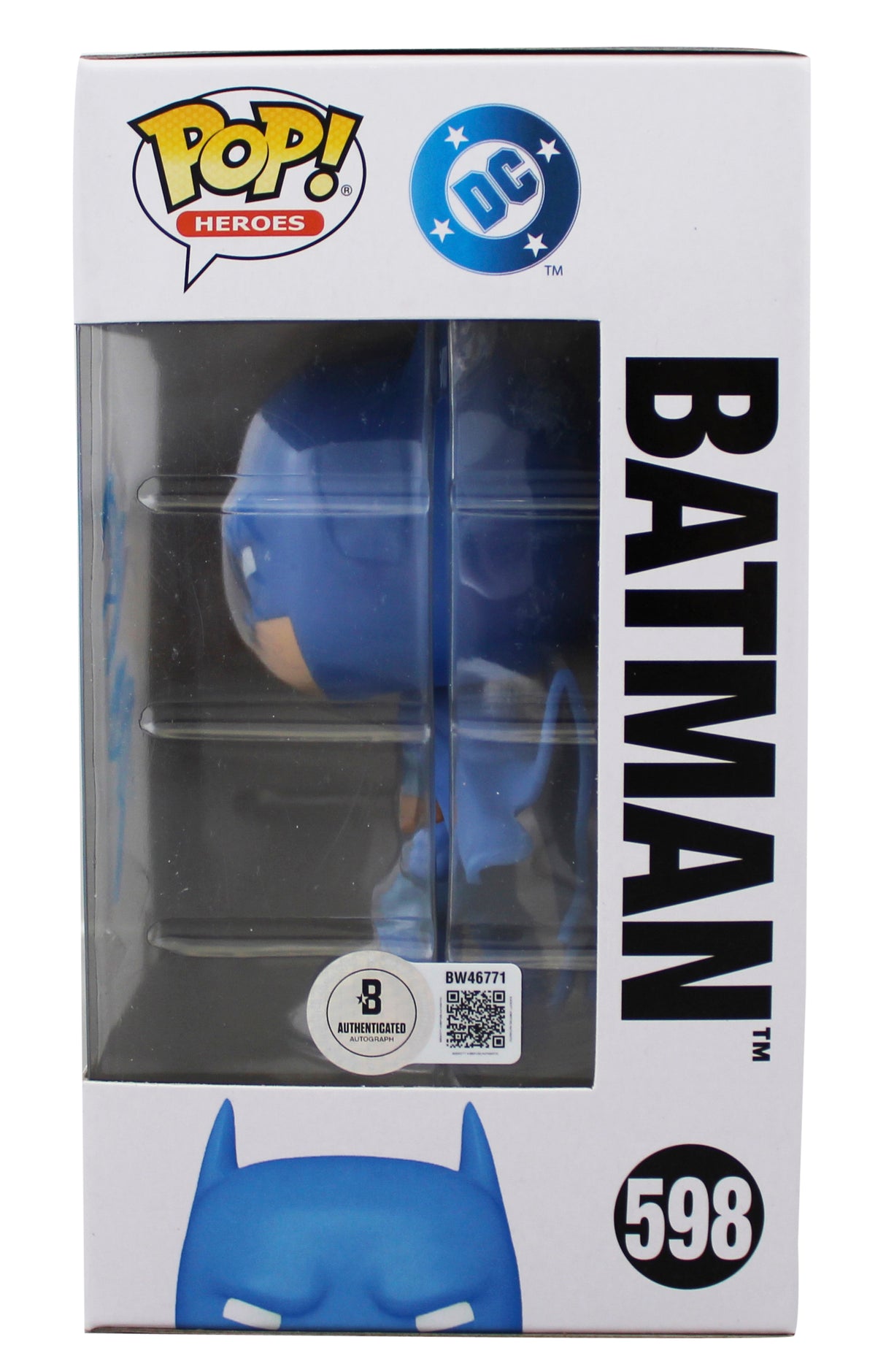 Will Arnett Lego Batman Movie Signed Batman #598 Funko Pop Figure BAS #BW46771