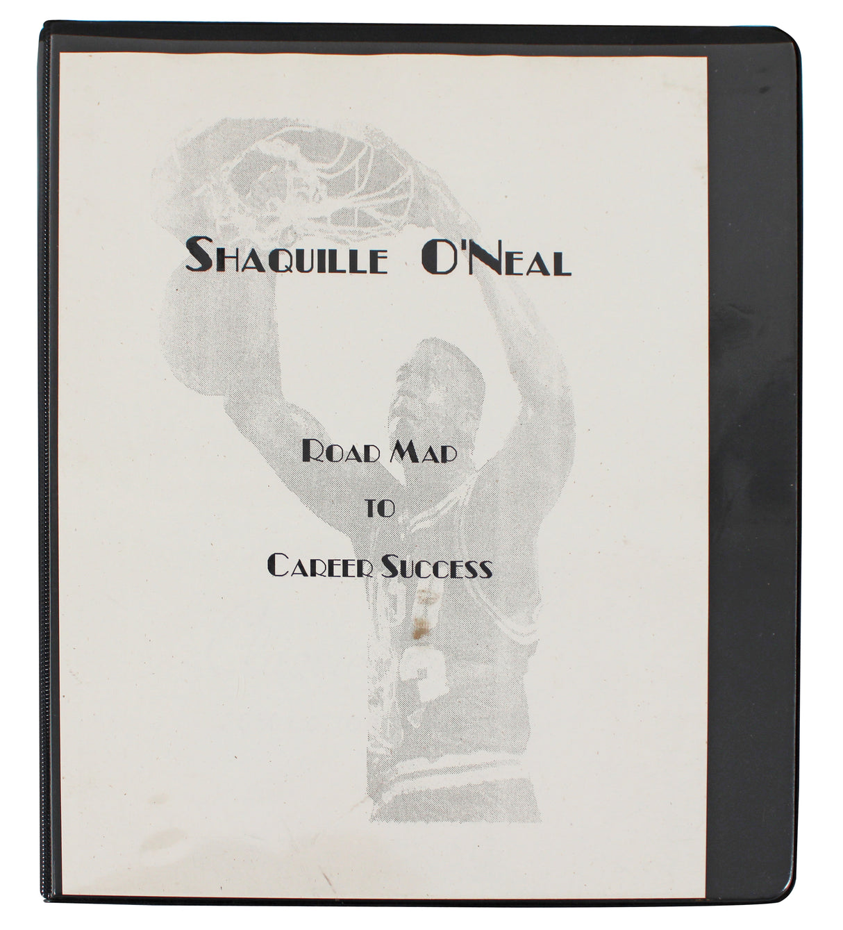 Shaquille O'Neal Authentic 1988 Agency Recruitment Presentation Binder Letter