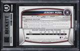 Astros Jeremy Pena Authentic Signed 2023 Bowman #77 Card Autographed BAS Slabbed