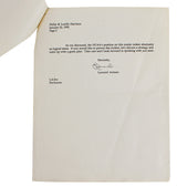 Shaquille O'Neal Authentic 1988 Agency Recruitment Presentation Binder Letter