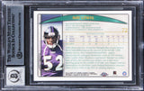 Ravens Ray Lewis Signed 1998 Topps Chrome #72 Card Auto Graded 10! BAS Slabbed