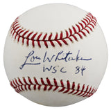 Tigers Lou Whitaker "WSC 84" Authentic Signed Selig OML Baseball BAS #BU87551