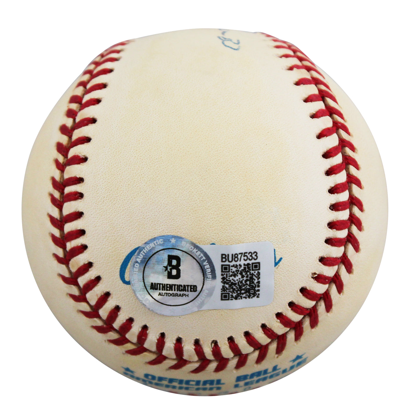 Athletics Jose Canseco "88 MVP" Signed Gene Budig OAL Baseball BAS #BU87533