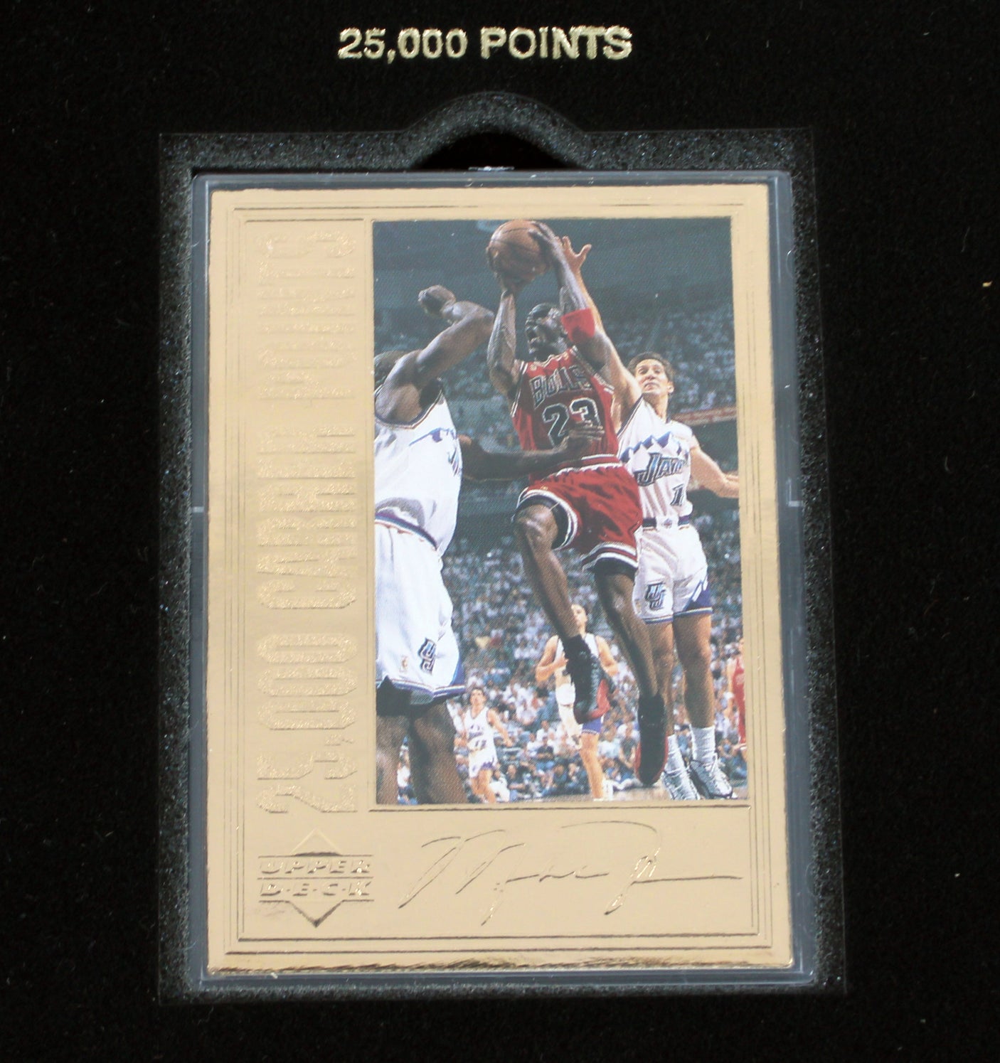 1996 Upper Deck Michael Jordan Career Collection 4 Card Set #'d 10000 22 Kt Gold