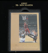 1996 Upper Deck Michael Jordan Career Collection 4 Card Set #'d 10000 22 Kt Gold