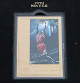 1996 Upper Deck Michael Jordan Career Collection 4 Card Set #'d 10000 22 Kt Gold