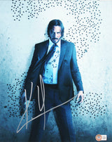 Keanu Reeves John Wick Chapter 2 Authentic Signed 11x14 Photo BAS #AC28143