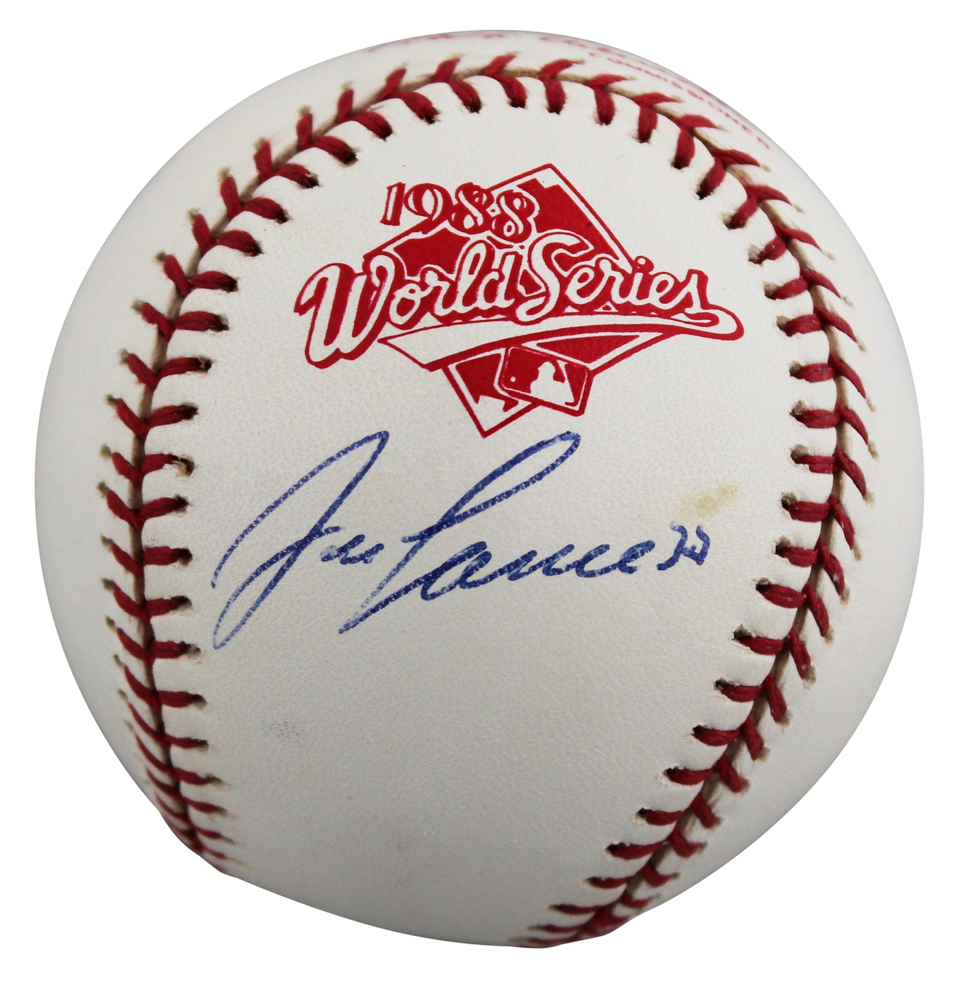 Athletics Jose Canseco Authentic Signed 1988 WS Logo OML Baseball BAS #BU87529