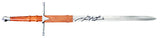 Mel Gibson Braveheart Signed 39.75 Inch William Wallace Sword with Sheath BAS