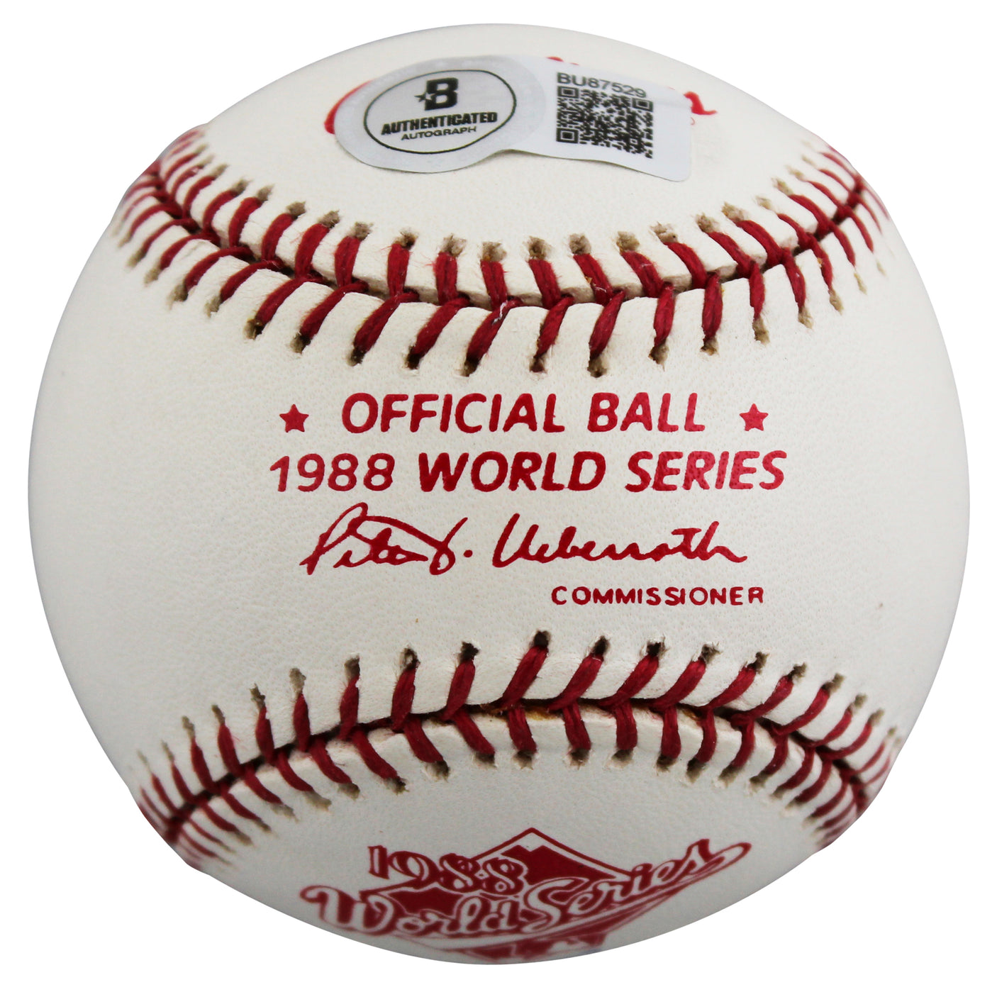 Athletics Jose Canseco Authentic Signed 1988 WS Logo OML Baseball BAS #BU87529