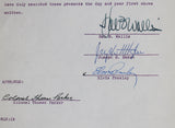 Elvis Presley Authentic 2x Signed 1958 G.I. Blues Contract PSA & JSA LOAs