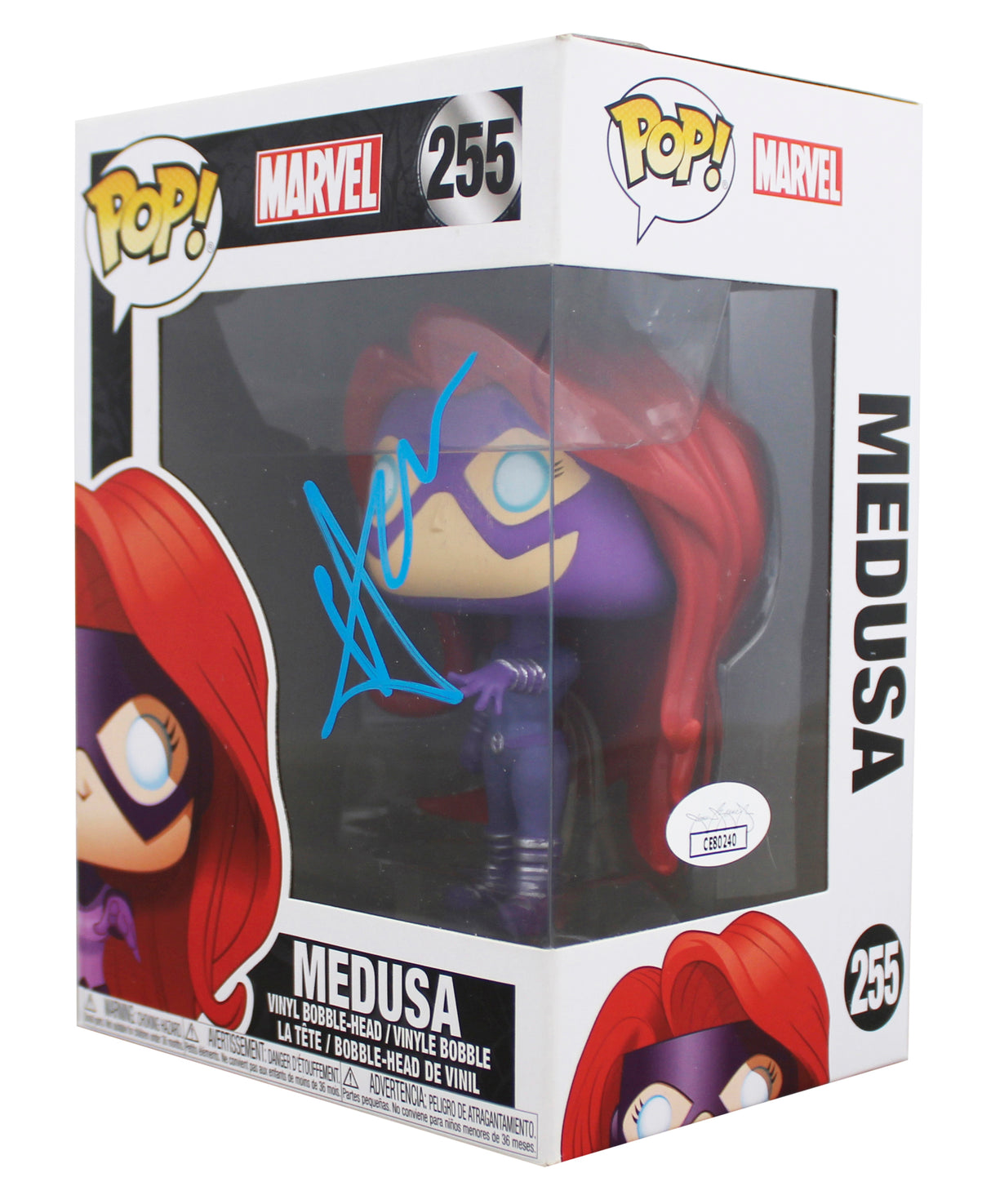 Serinda Swan Marvel's Inhumans Signed Medusa #255 Funko Pop Figure JSA #CE80240