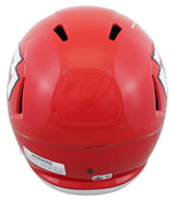 Chiefs Trent McDuffie Signed Full Size Speed Rep Helmet W/ Case BAS Witnessed