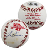 Athletics Jose Canseco Authentic Signed 1988 WS Logo OML Baseball BAS #BU87530