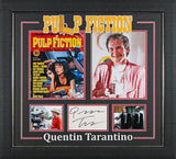 Quentin Tarantino Pulp Fiction Authentic Signed 4x6 Index Card Frame Display BAS