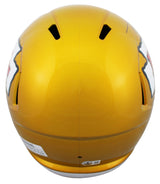Chiefs Trent McDuffie Signed Flash Full Size Speed Rep Helmet BAS Witnessed