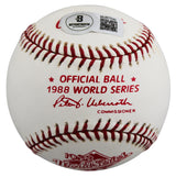 Athletics Jose Canseco Authentic Signed 1988 WS Logo OML Baseball BAS #BU87530