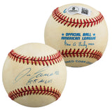 Athletics Jose Canseco "88 MVP" Signed Gene Budig OAL Baseball BAS #BU87537