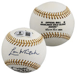 Tigers Lou Whitaker Signed Rawlings Gold Glove Logo OML Baseball BAS #BU87538