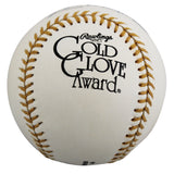 Tigers Lou Whitaker Signed Rawlings Gold Glove Logo OML Baseball BAS #BU87538