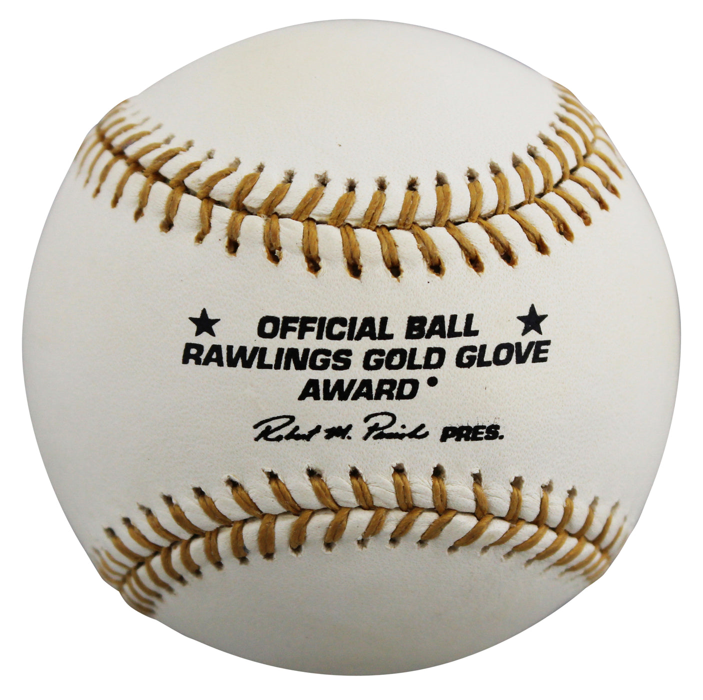 Tigers Lou Whitaker Signed Rawlings Gold Glove Logo OML Baseball BAS #BU87538