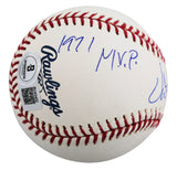 Athletics Vida Blue "71 Cy Young, 71 MVP" Signed OAL Baseball BAS #BU43402