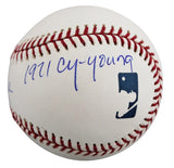 Athletics Vida Blue "71 Cy Young, 71 MVP" Signed OAL Baseball BAS #BU43402