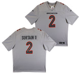 Broncos Patrick Surtain II Signed Gray Nike Game Jersey BAS Witnessed #4W209508