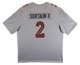 Broncos Patrick Surtain II Signed Gray Nike Game Jersey BAS Witnessed #4W209508