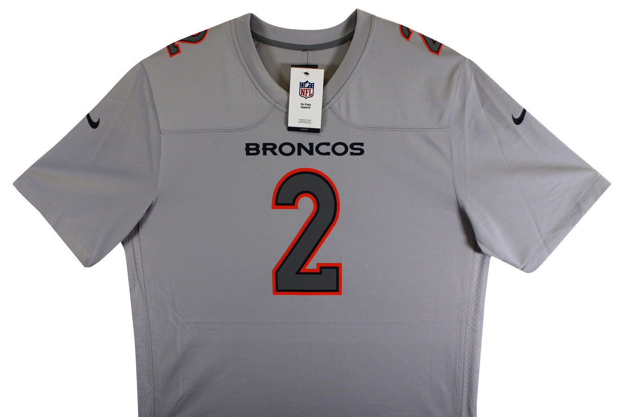 Broncos Patrick Surtain II Signed Gray Nike Game Jersey BAS Witnessed #4W209508