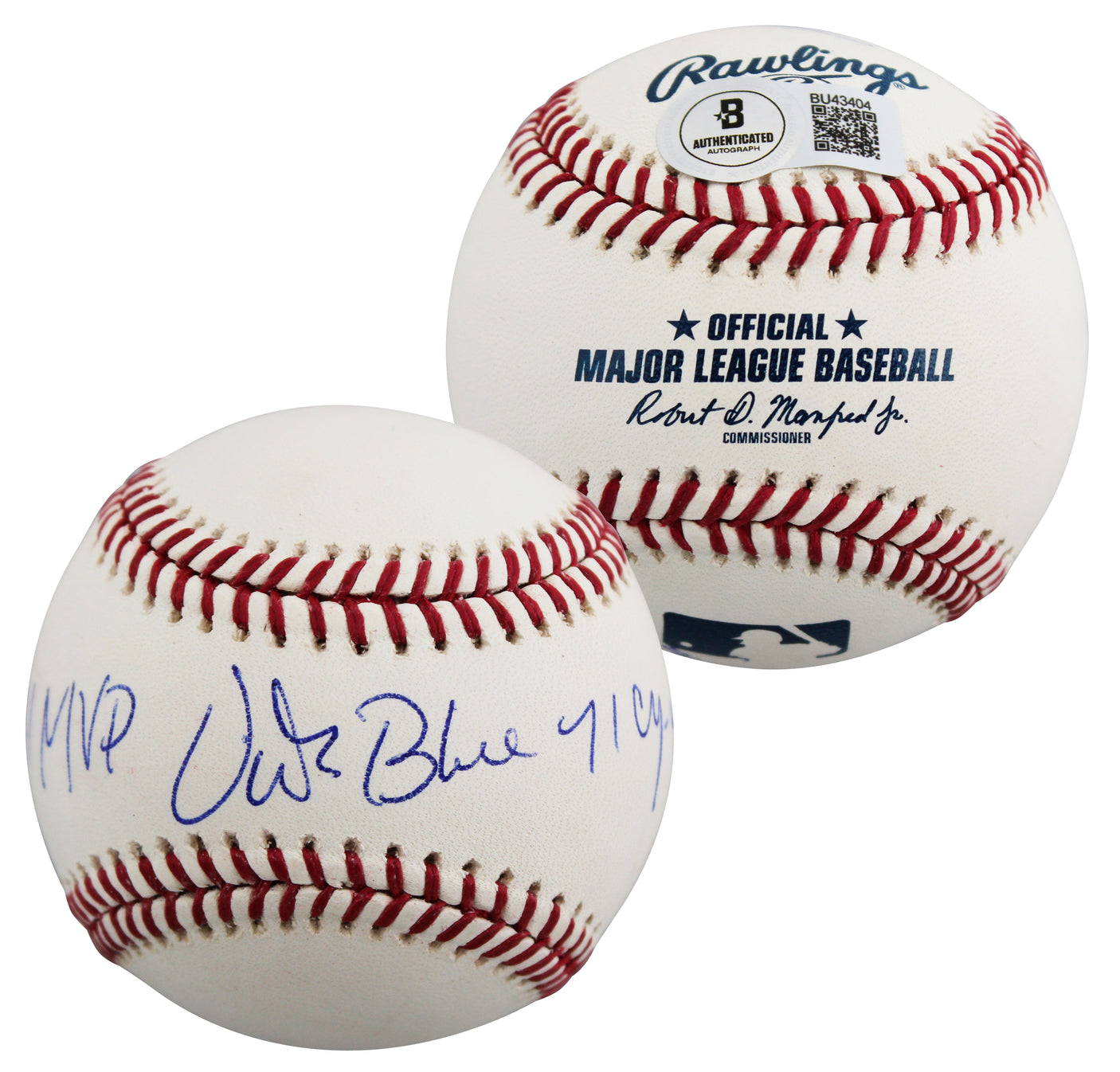 Athletics Vida Blue "71 Cy Young, 71 MVP" Signed OAL Baseball BAS #BU43404