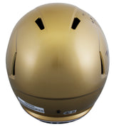 Notre Dame Rudy Ruettiger Signed F/S Speed Rep Helmet w/ Hand Drawn Play BAS W 2